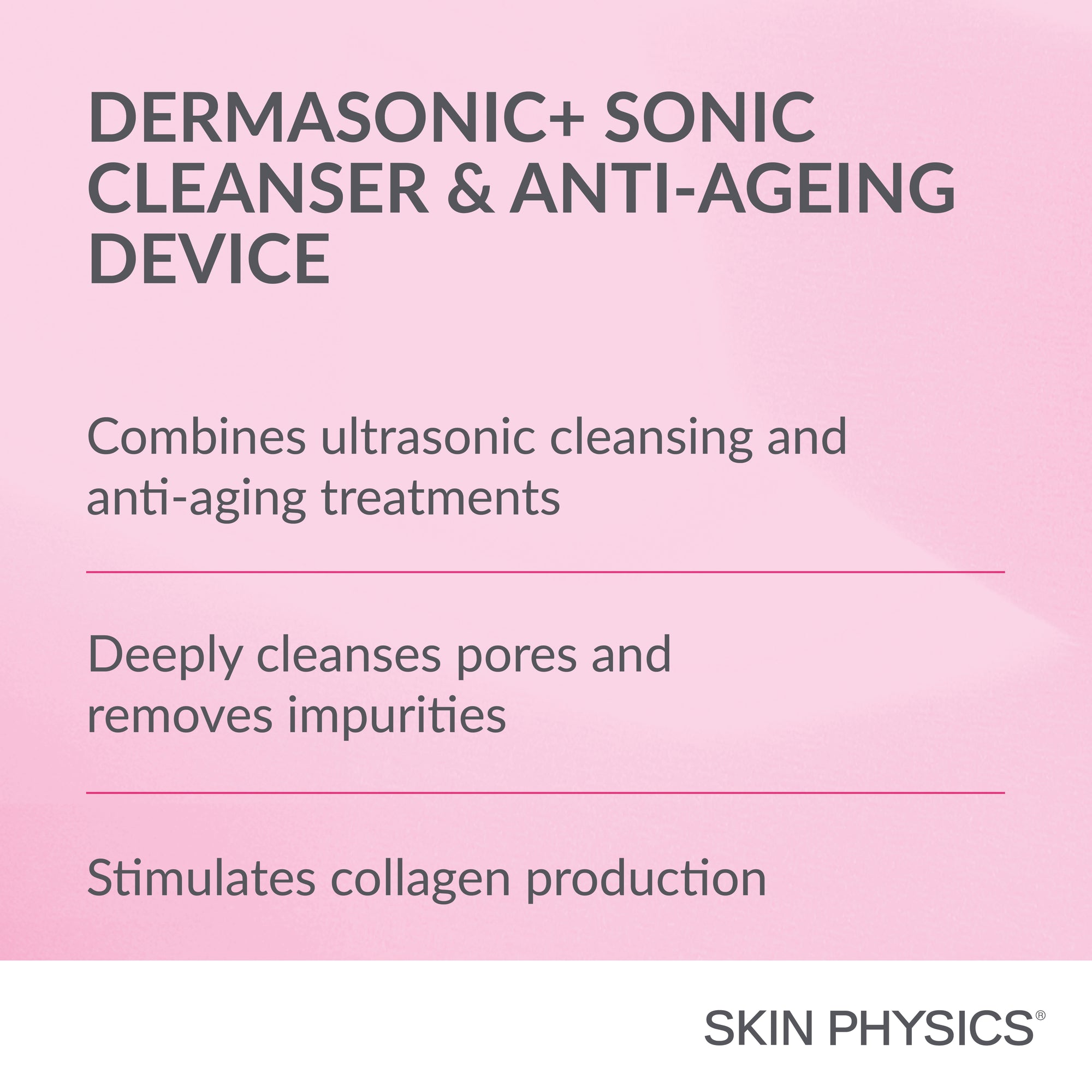 Dermasonic+ Sonic Cleanser & Anti-Ageing Device