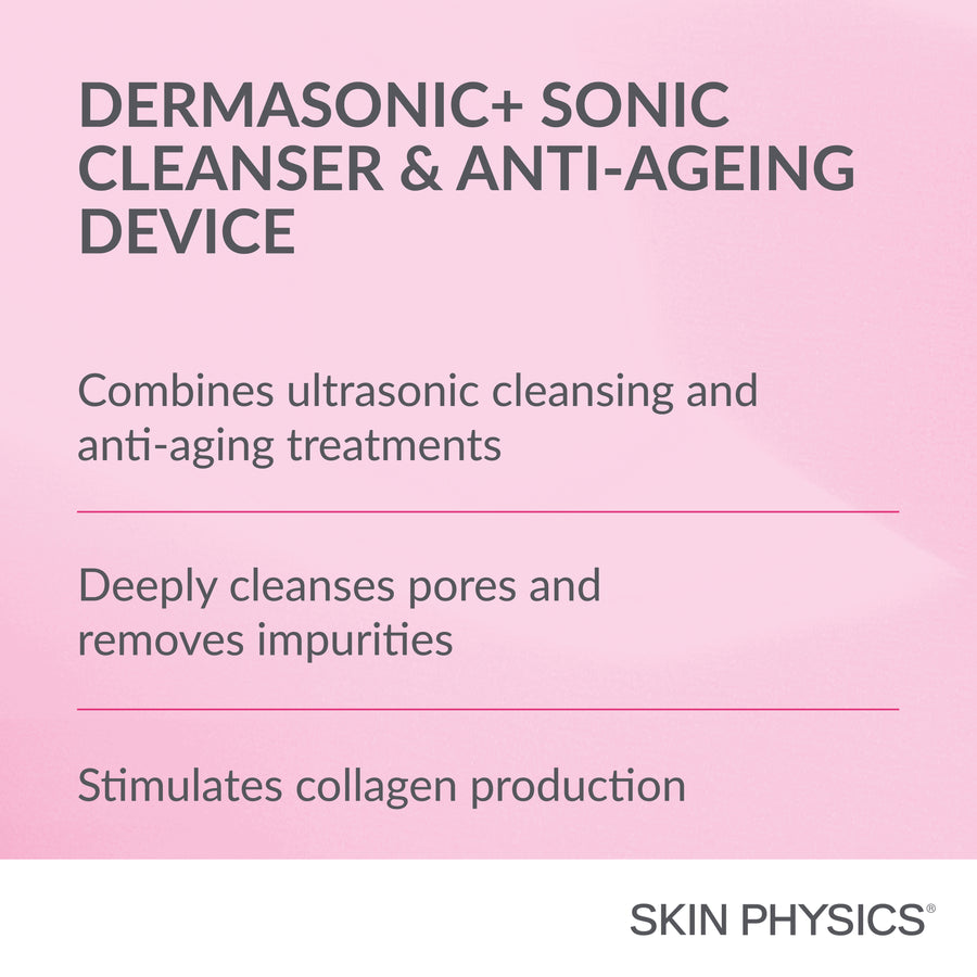 Dermasonic+ Sonic Cleanser & Anti-Ageing Device