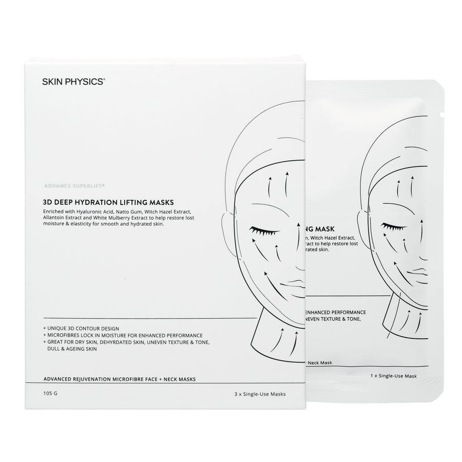 3D Deep Hydration Lifting Masks 3pk