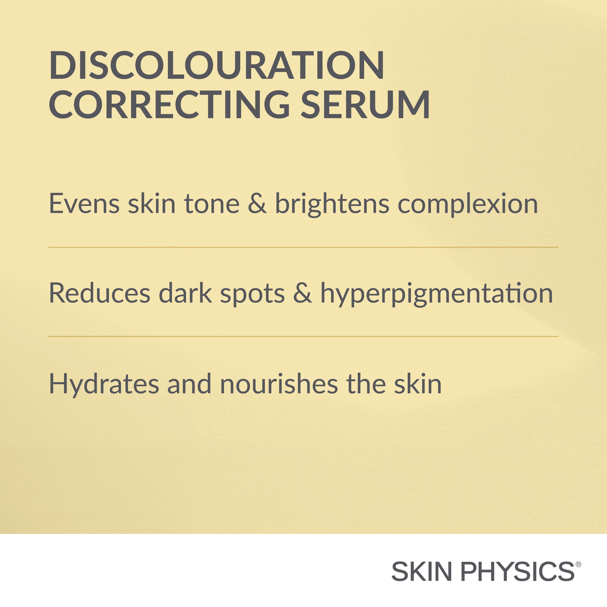 Discolouration Correcting Serum