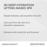 3D Deep Hydration Lifting Masks 3pk